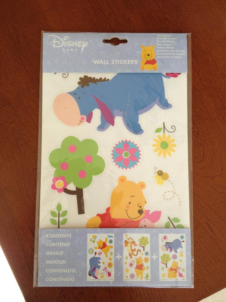 Stickers muraux Winnie l'ourson, Enlèvement ou Envoi, Neuf, Décoration murale