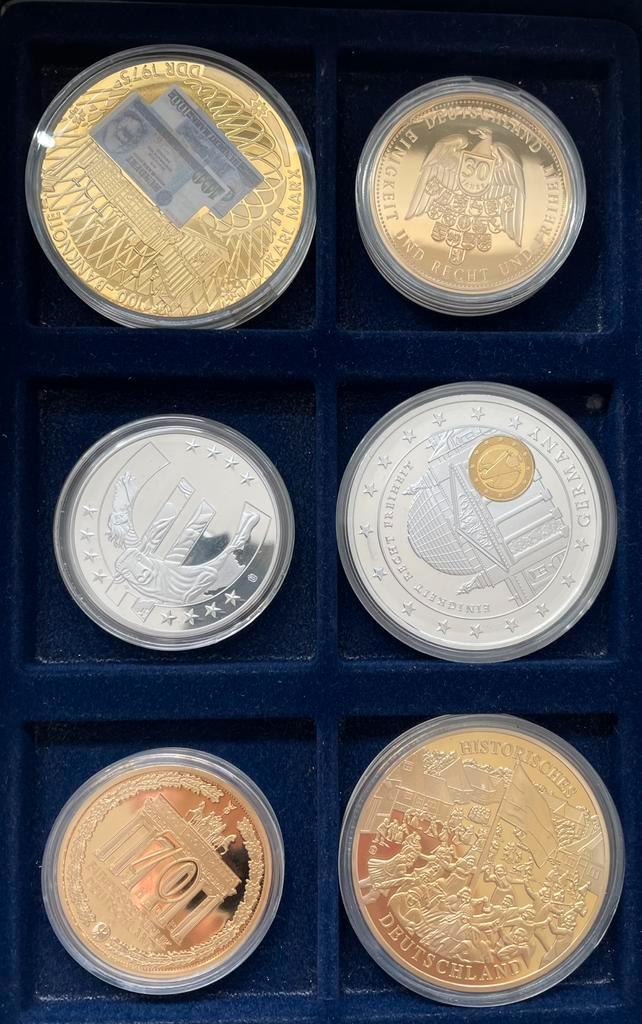 Pièces commémoratives Allemagne — coffret avec boîte, Timbres & Monnaies, Monnaies | Europe | Monnaies euro, Allemagne, Enlèvement