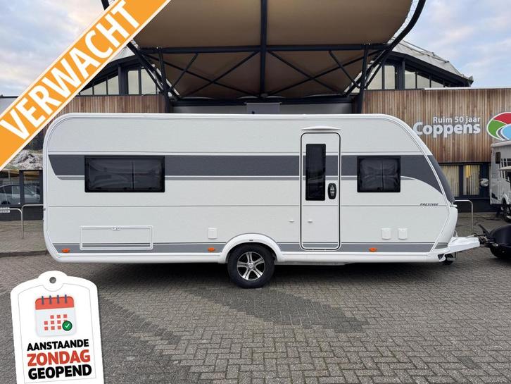 Hobby Prestige 560 FC, Caravanes & Camping, Caravanes, jusqu'à 4, 1250 - 1500 kg, Banquette en rond, Hobby, Lit dans la longueur