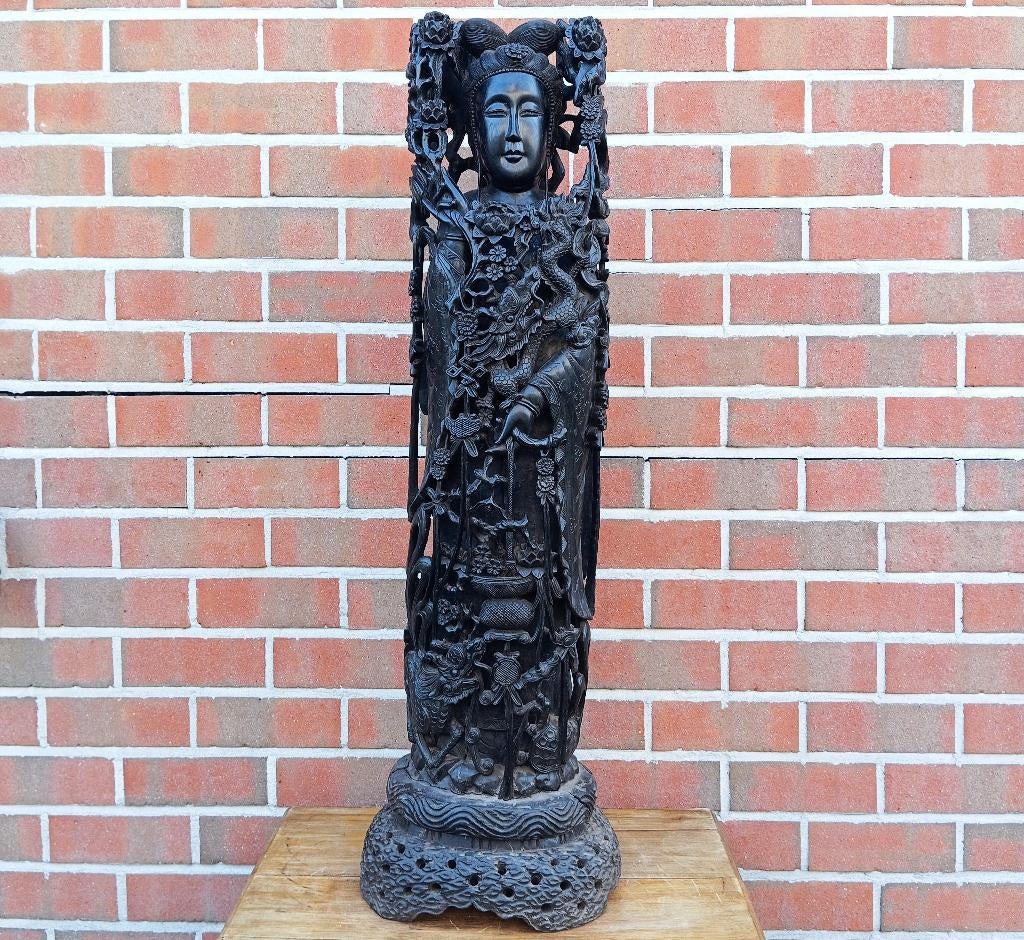 sculpture asiatique ancienne sculpture bois qualité muséale, Bois, Enlèvement ou Envoi, Asie, Fait main