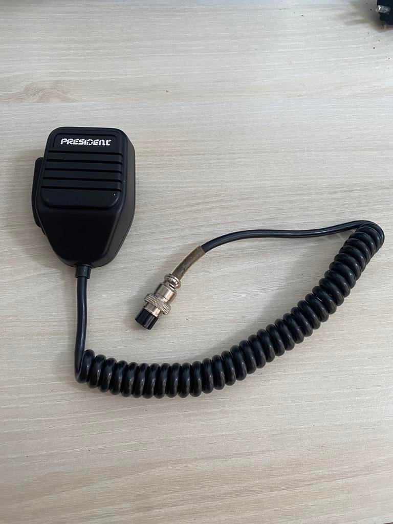 MICRO CB PRESIDENT 6 broches, Télécoms, Émetteurs & Récepteurs, Enlèvement, Utilisé