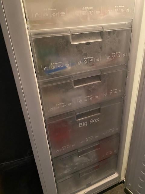 Siemens Diepvries, Gebruikt, 160 cm of meer, Ophalen, Vrieskast