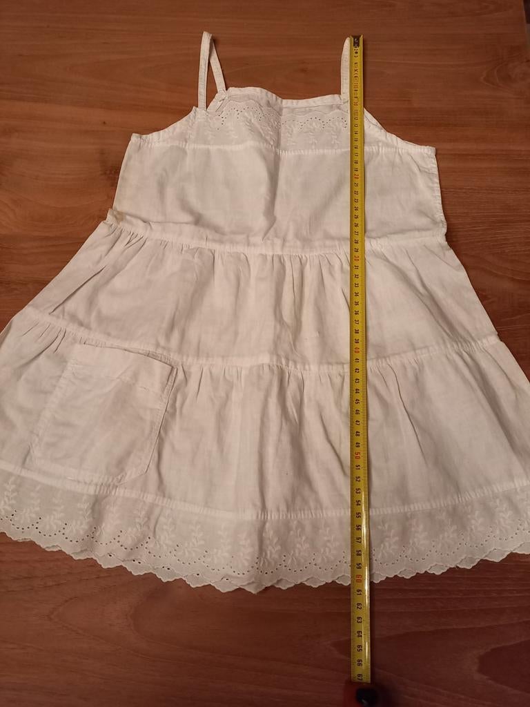 Oud kleedje/onderkleedje afmetingen bij de foto's, Antiquités & Art, Antiquités | Vêtements et Textile, Enlèvement ou Envoi