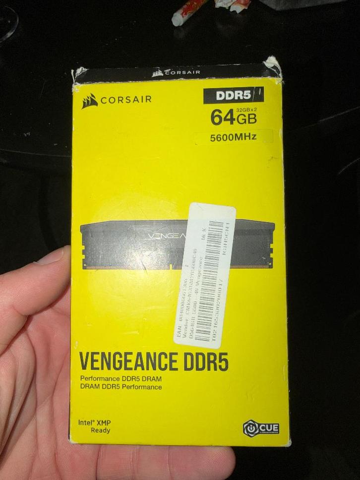 Corsair Vengeance 64 GB (2x32GB) DDR5-5600 MHz, Informatique & Logiciels, Mémoire RAM, Comme neuf, Desktop, 64 GB, DDR5, Enlèvement ou Envoi