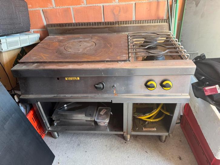 MAS-BAGA gasfornuis, Zakelijke goederen, Horeca | Keukenapparatuur, Fornuis, Frituur en Grillen, Gebruikt, Ophalen
