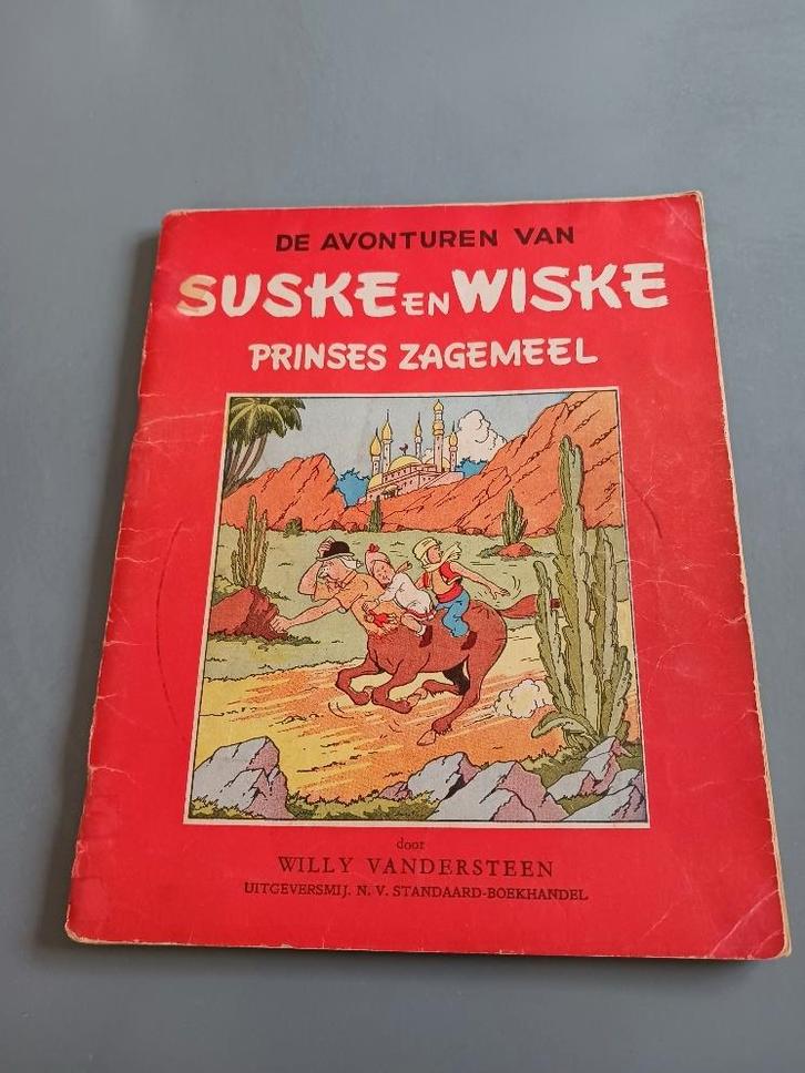 Suske & Wiske, prinses Zagemeel, '55 herdruk, goede staat, Livres, BD, Utilisé, Une BD, Enlèvement ou Envoi