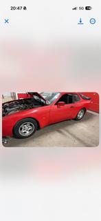 Porsche 944 1985 te koop, Auto's, Achterwielaandrijving, Zwart, Leder, Particulier