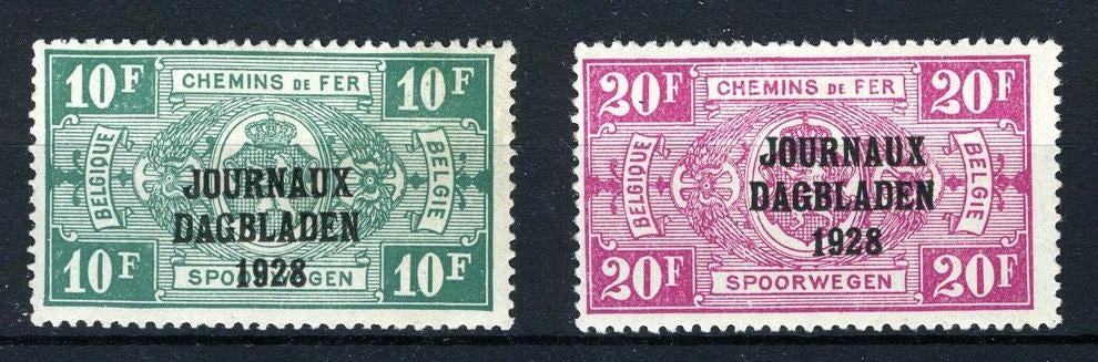 JO17/18 MH* 1923 - Timbres-poste « JOURNEAUX 1928 », Timbres & Monnaies, Enlèvement ou Envoi, Non oblitéré, Trace d'autocollant