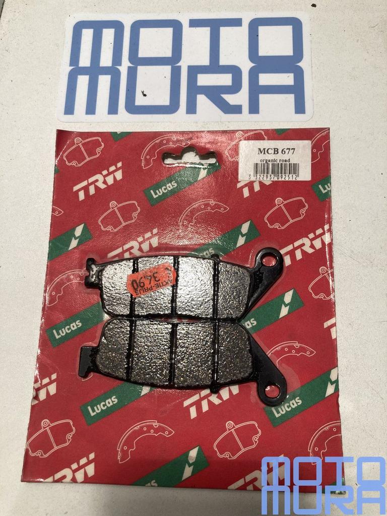 TRW MCB677 remblokken set Honda NC700 NC750 CBR500 VT 1100 v, Motos, Neuf, -, -, -
