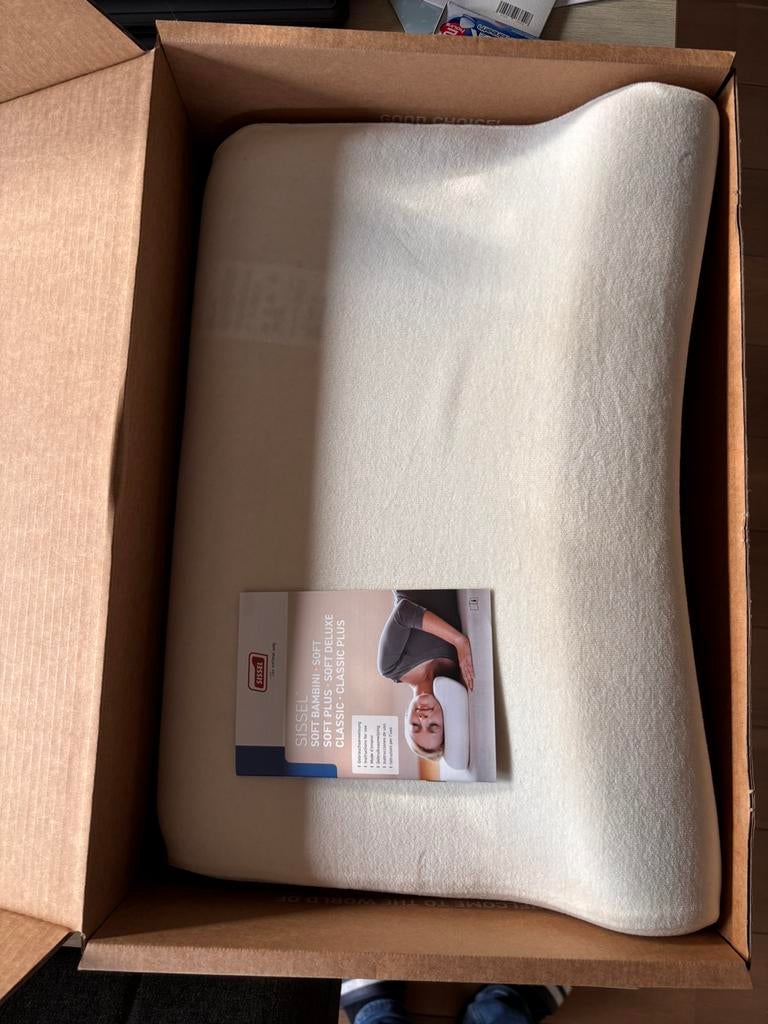 Sissel classic plus orthopedisch hoofdkussen, amper gebruikt, Huis en Inrichting, Slaapkamer | Beddengoed, Zo goed als nieuw, Ophalen