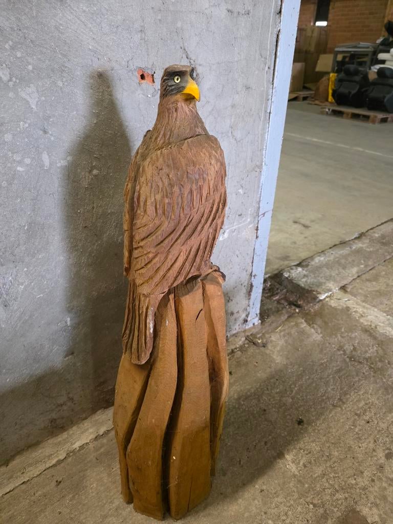 Houten adelaar, Antiquités & Art, Art | Sculptures & Bois, Enlèvement