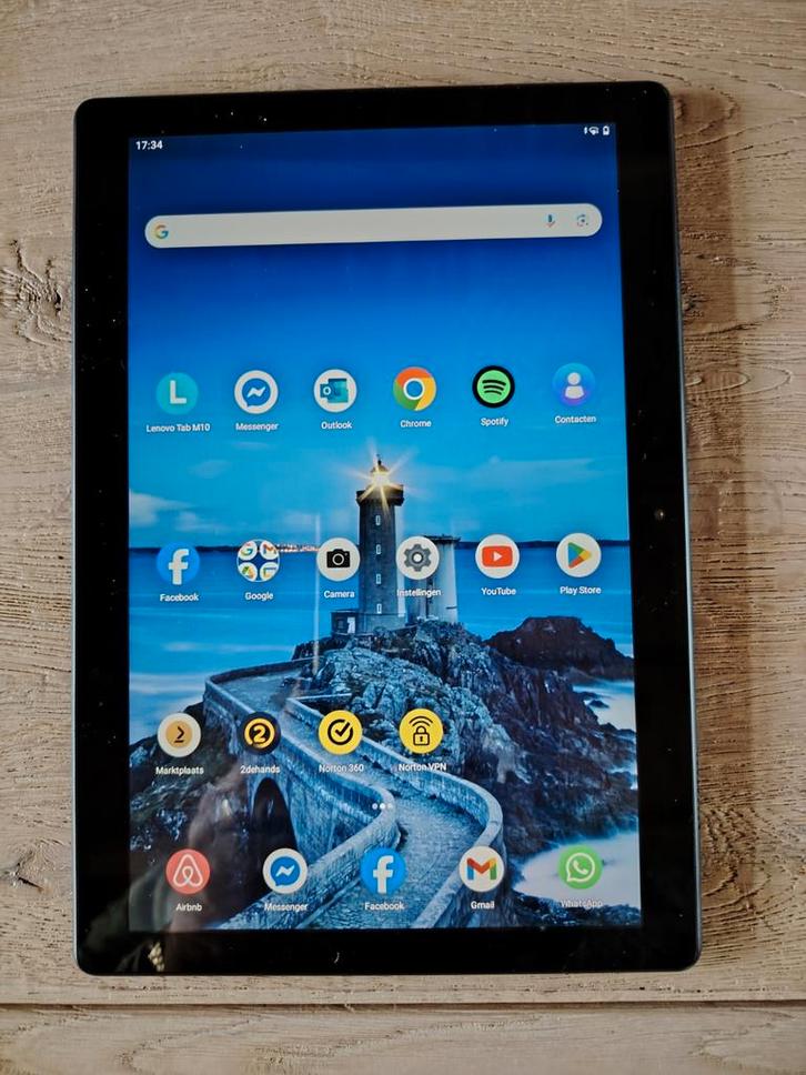 Lenovo tablet zwart M10 + hoesje in perfecte staat, Computers en Software, Android Tablets, 10 inch, Ophalen of Verzenden
