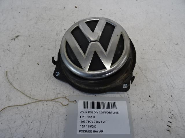 POIGNEE COFFRE / HAYON ARRIERE Polo V (6R) (6R6827469B), Autos : Pièces & Accessoires, Utilisé, Volkswagen