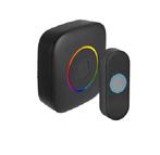 Gebruikte draadloze deurbel op batterijen met RGB-licht, Ophalen of Verzenden, Draadloos