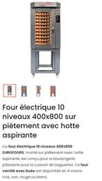 Four boulangerie, Enlèvement, Utilisé, Boulangerie et Boucherie