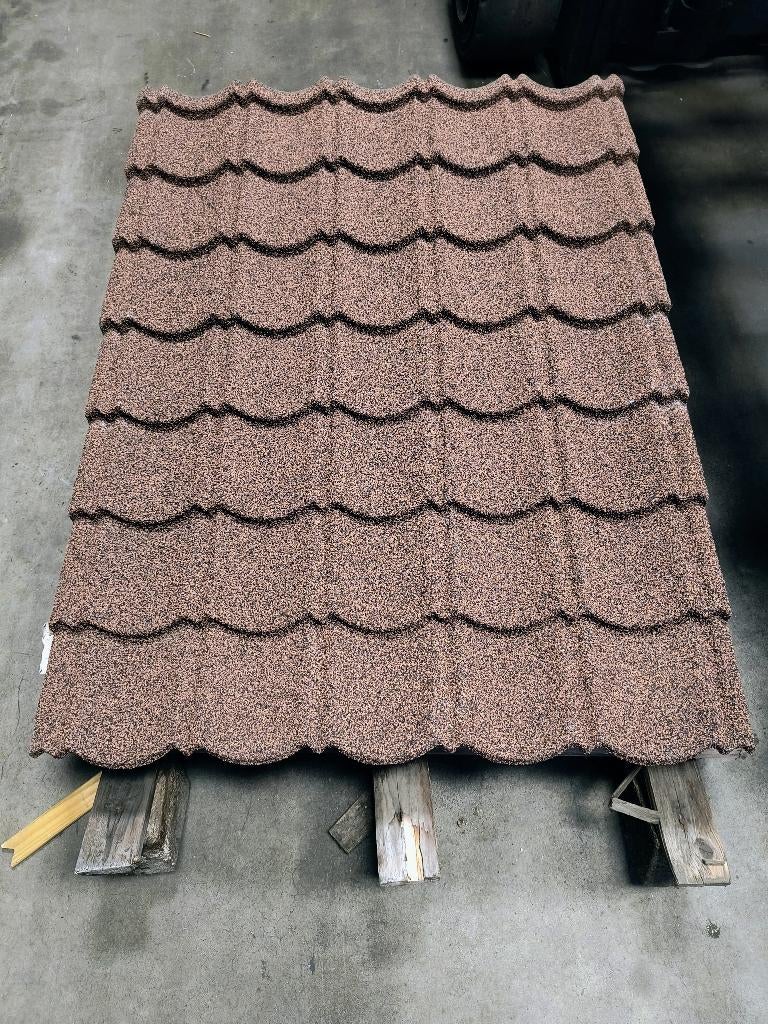 VOORJAARSAANBIEDING DIV KLEUREN NWE METALEN DAKPANPLATEN, Doe-het-zelf en Bouw, Overige kleuren, Nieuw, 15 m² of meer, Metaal