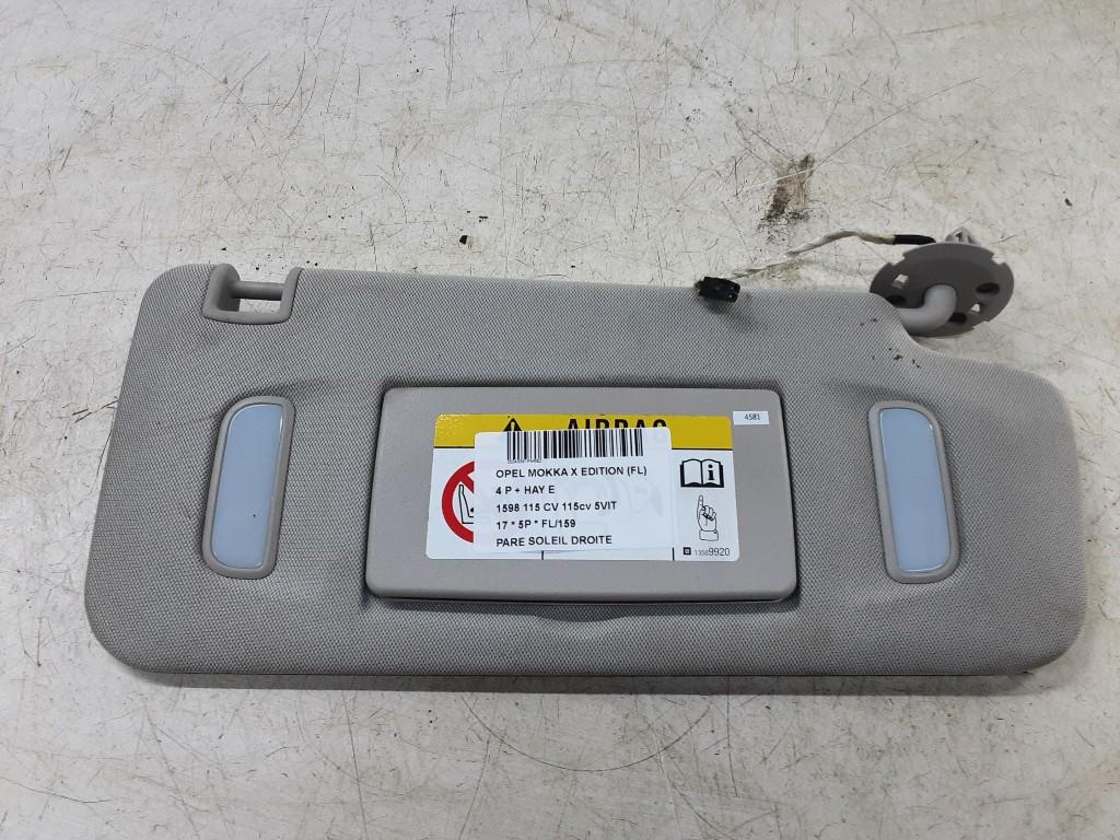 PARE-SOLEIL DROIT Opel Mokka / Mokka X (01-2012/12-2016), Utilisé, Opel