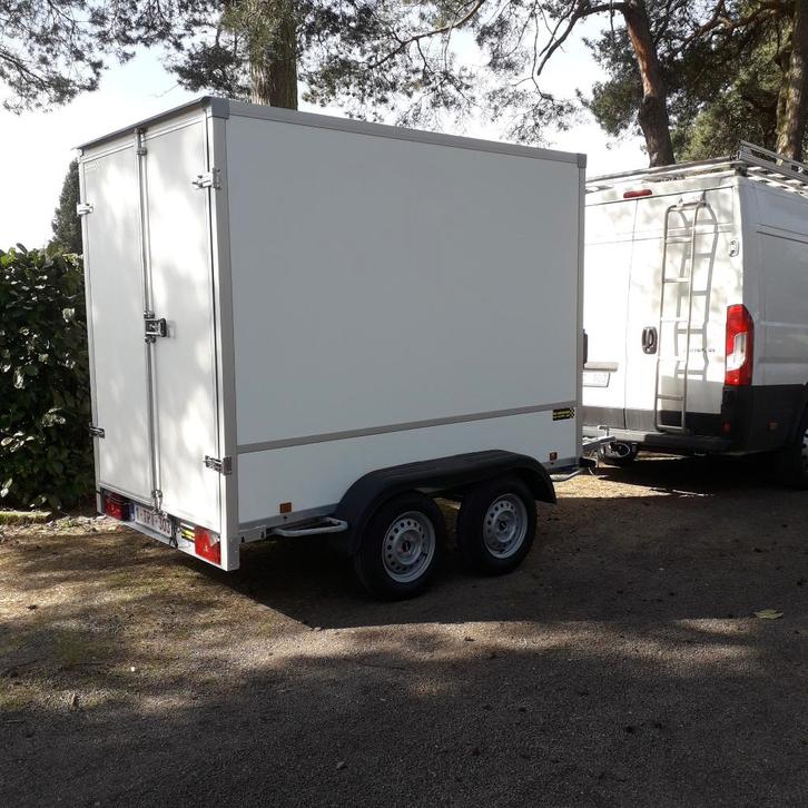 gesloten aanhangwagens divers model, Autos : Divers, Remorques, Comme neuf, Enlèvement