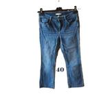 (23) -jeans femme t.40 bleu - camaieu -, Enlèvement ou Envoi, Camaieu, Comme neuf, W30 - W32 (confection 38/40)