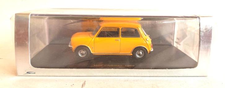 Mini Clubman Oranje Spark S1503., Hobby en Vrije tijd, Modelauto's | 1:43, Zo goed als nieuw, Auto, Overige merken, Ophalen of Verzenden