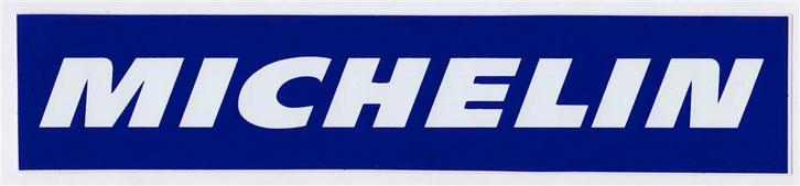 Michelin horizontale sticker #17, Motoren, Accessoires | Stickers, Verzenden