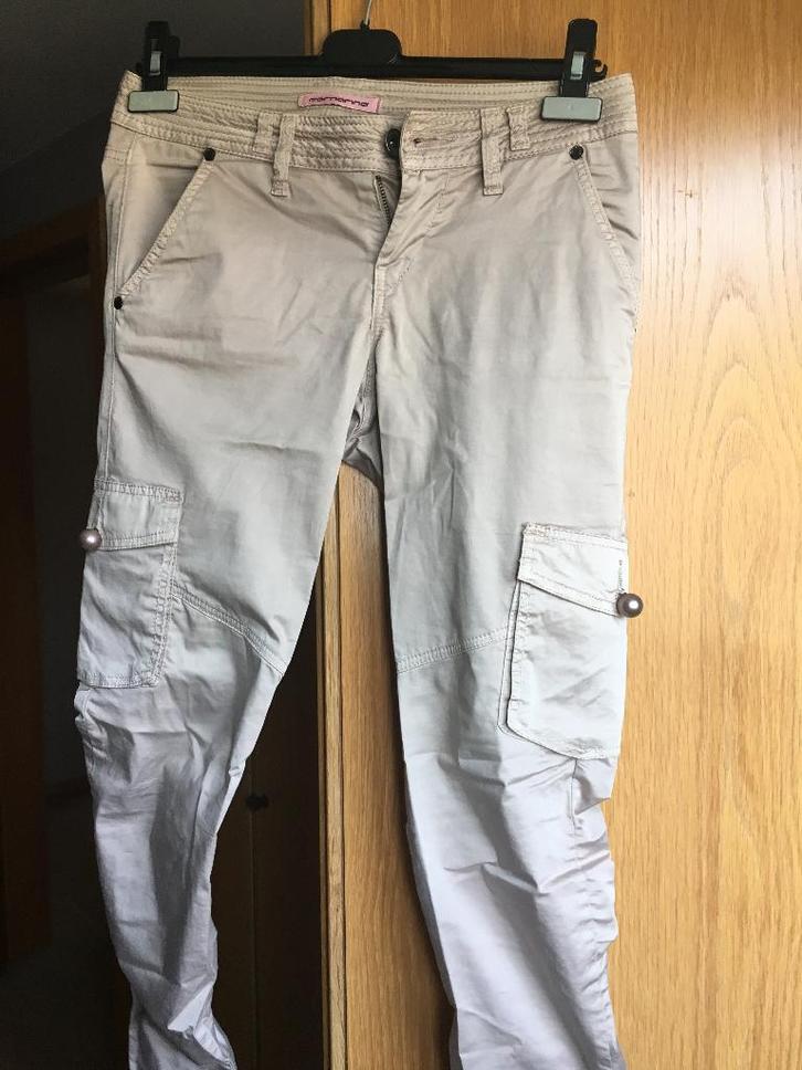 broek roze fornarina maat 27, Kleding | Dames, Broeken en Pantalons, Zo goed als nieuw, Roze, Lang, Ophalen of Verzenden