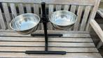 Honden voeder en drinkbak op staander, Enlèvement, Ajustable, Comme neuf