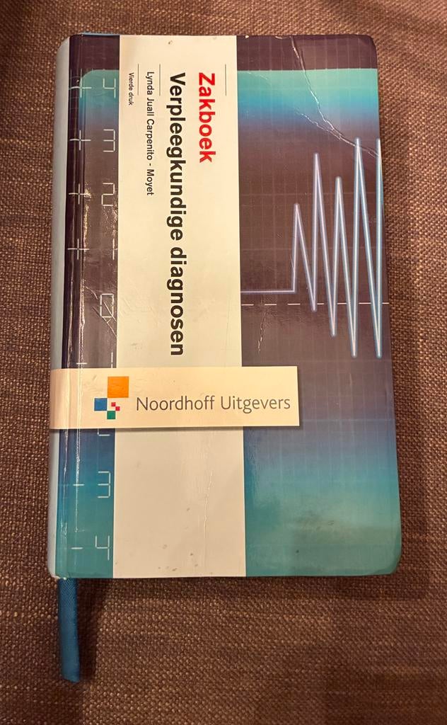Zakboek verpleegkundige diagnosen, goede staat., Boeken, Ophalen of Verzenden, Lynda Juall Carpenito-Moyet