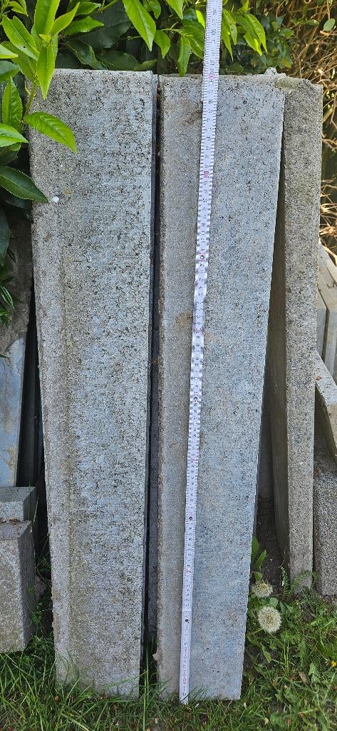 16 boordstenen 100*15*5, Ophalen, Gebruikt, 100 tot 200 cm, Minder dan 25 cm