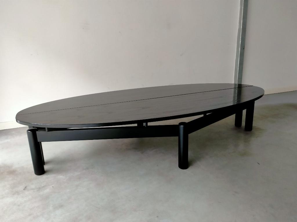 Cassina SINBAD side tables, Huis en Inrichting, Tafels | Sidetables, Gebruikt, 25 tot 50 cm, 150 tot 200 cm, Ovaal, Overige houtsoorten