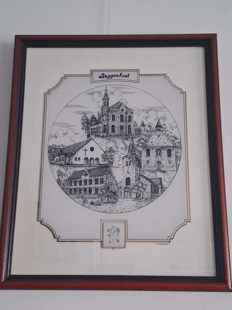 Gravure sur verre de G. Swaenepoel, Antiquités & Art, Enlèvement, Portrait, Gravure