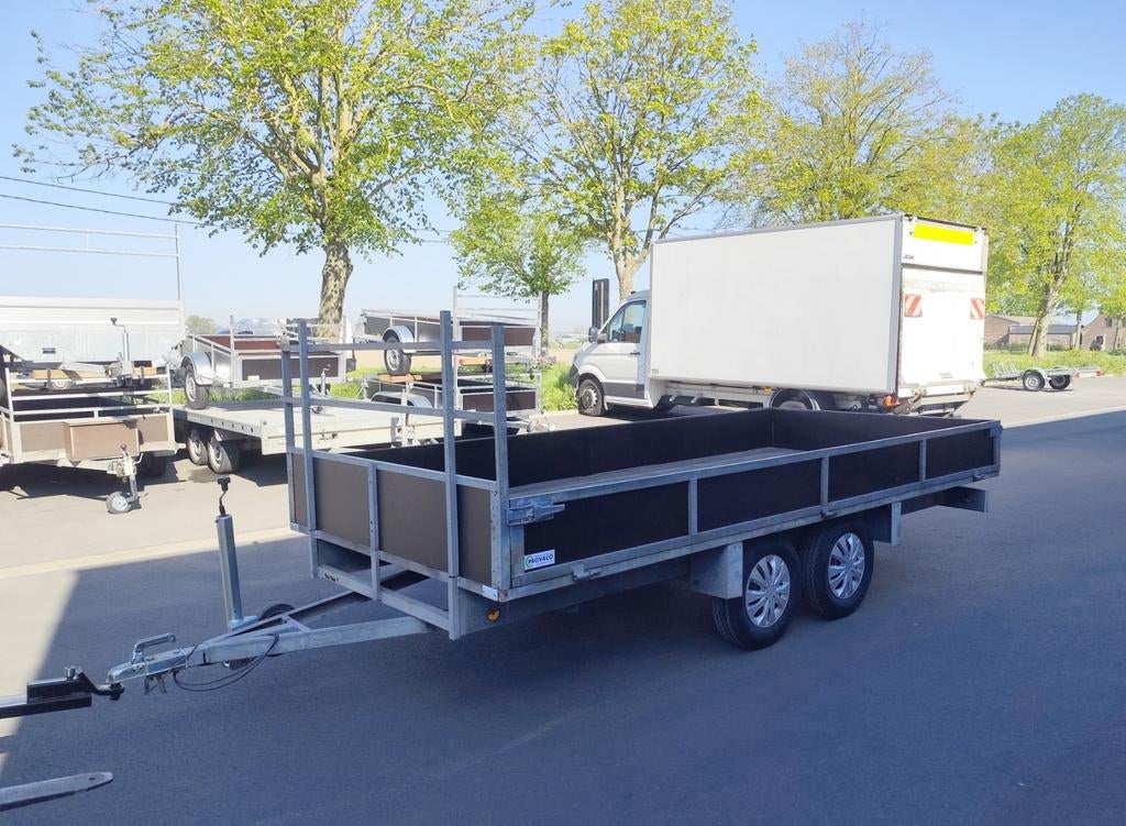 Plateau dubbelas mtm 750kg keuringsvrij 180x400cm, Enlèvement