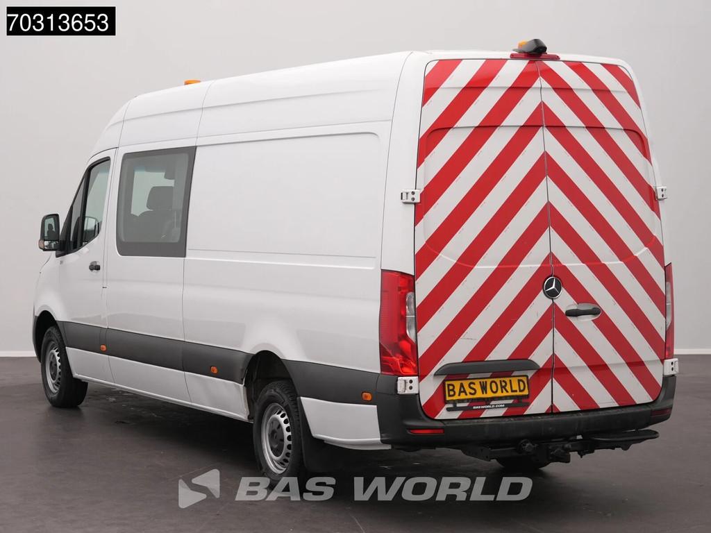 Mercedes Sprinter 314 CDI Dubbel Cabine L4H2 3,5t Trekhaak N, Auto's, Gebruikt, Euro 6, 4 cilinders, Wit