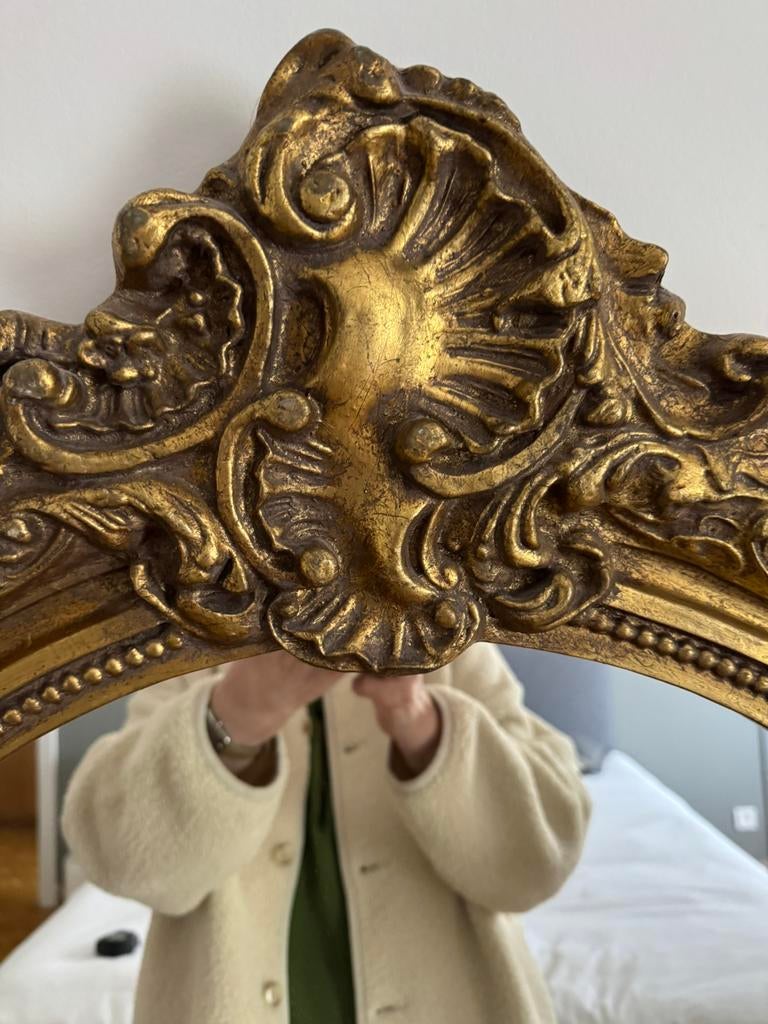 Anthieke spiegel, Antiek en Kunst, Antiek | Spiegels, Ophalen, Rechthoekig, 100 tot 150 cm