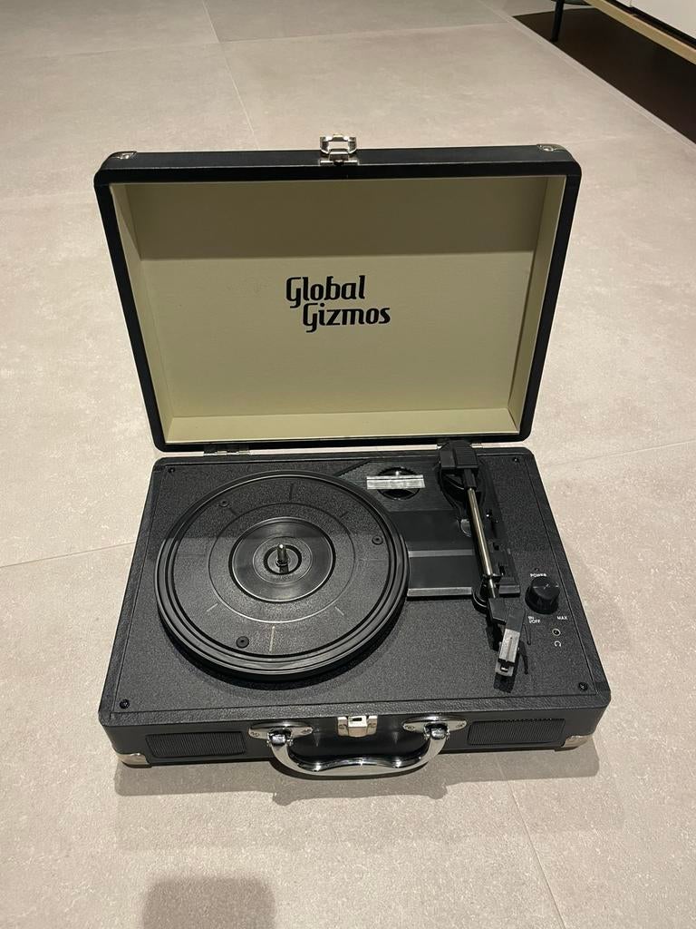 Draagbare platenspeler van Global Gizmos, Audio, Tv en Foto, Platenspelers, Ophalen, Zo goed als nieuw, Platenspeler, Overige merken