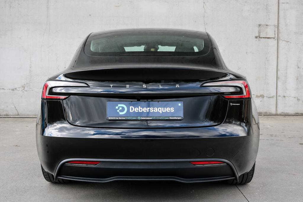 Tesla Model 3 Highland ACC APP PSENS+CAM ZETEL+STUURVERW, Auto's, Tesla, 0 kg, Zwart, Te koop, 0 kg