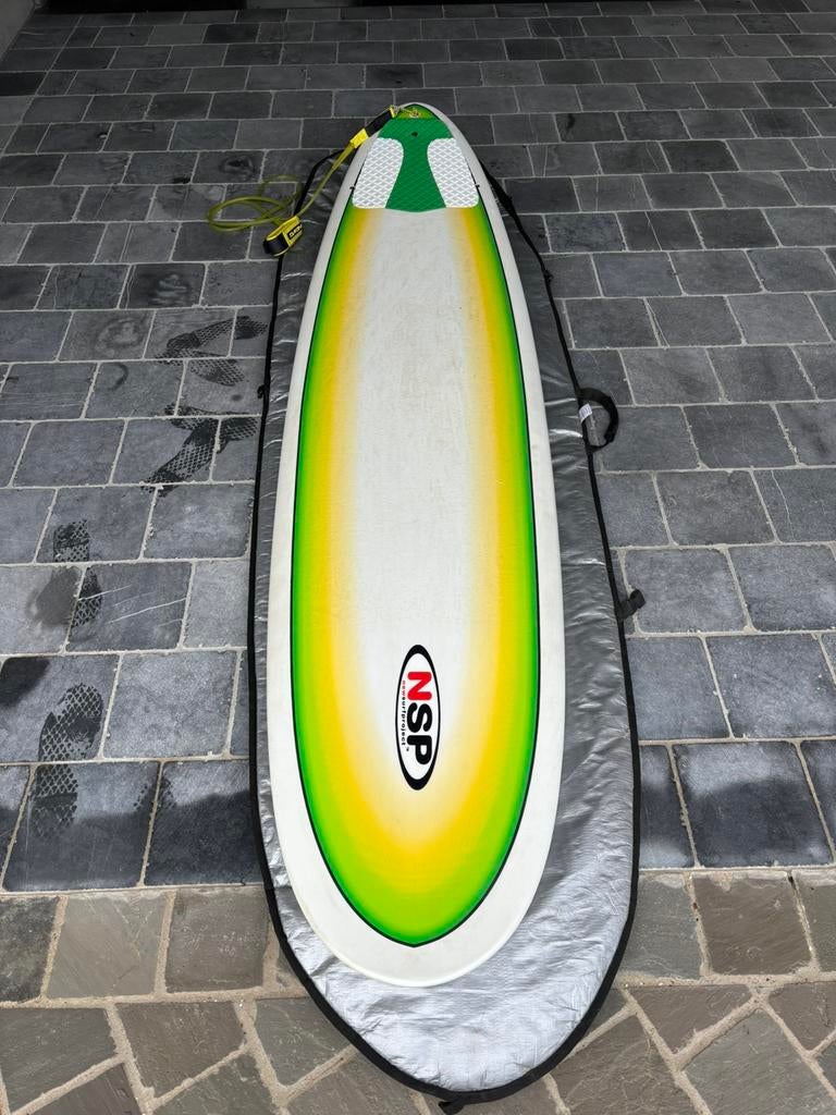 Nsp funboard 7.6, Watersport en Boten, Golfsurfen, Ophalen, Zo goed als nieuw, Funboard, Met koord