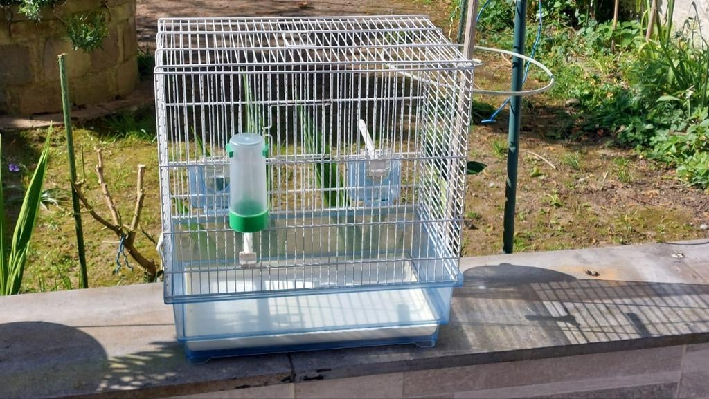 Cage à oiseaux avec acceesoires bon état pour 35 €, Cage à oiseaux