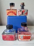 4 Oude inktpotjes, Ophalen of Verzenden