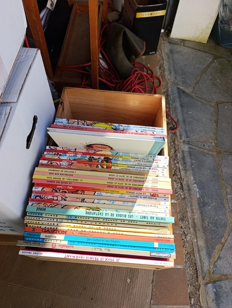 Lot 38 BD pour enfants classique - état moyen, Enlèvement