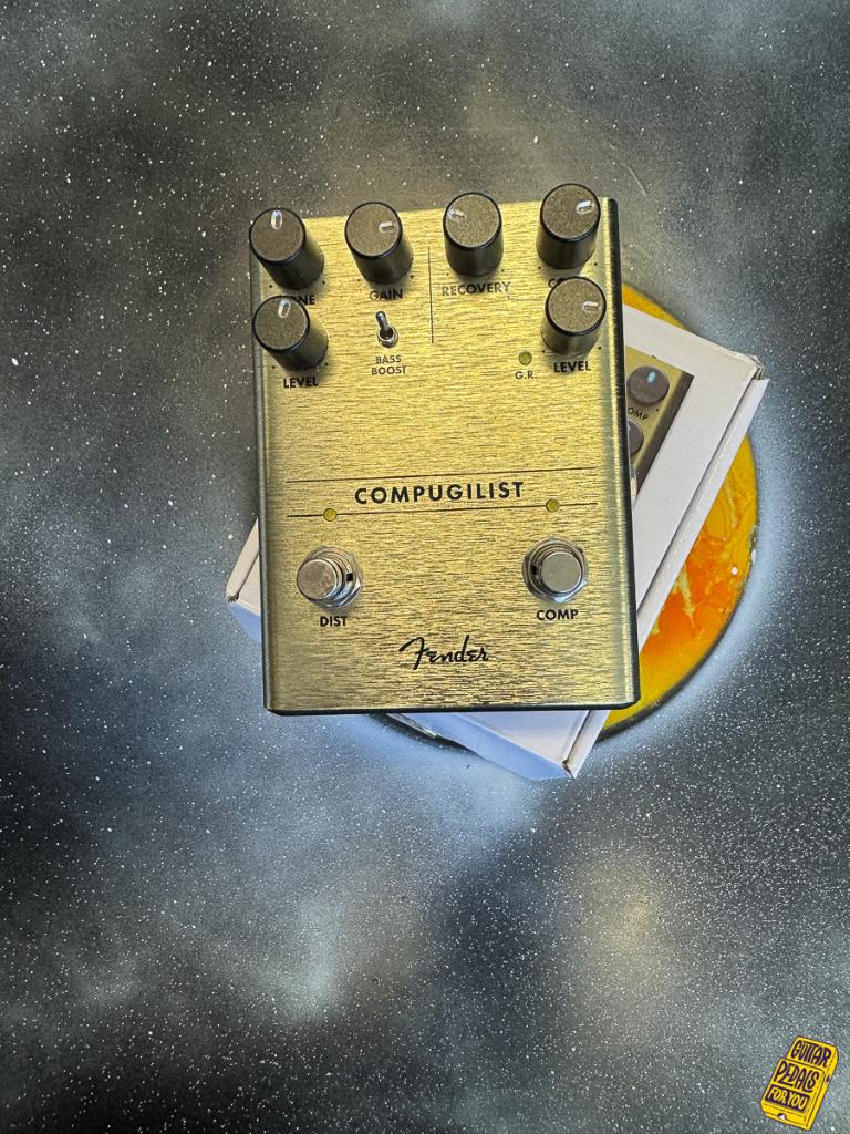 Fender Compugilist Compressor/Distortion, Muziek en Instrumenten, Effecten, Zo goed als nieuw, Distortion, Overdrive of Fuzz, Compressor