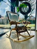 Vintage rotan schommelstoel, Ophalen