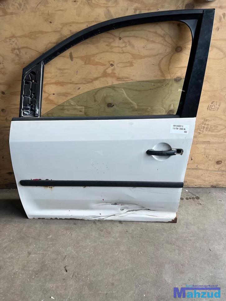 VW CADDY 3 deur links voor 2004-2014, Auto-onderdelen, Carrosserie, Deur, Volkswagen, Voor, Links, Gebruikt