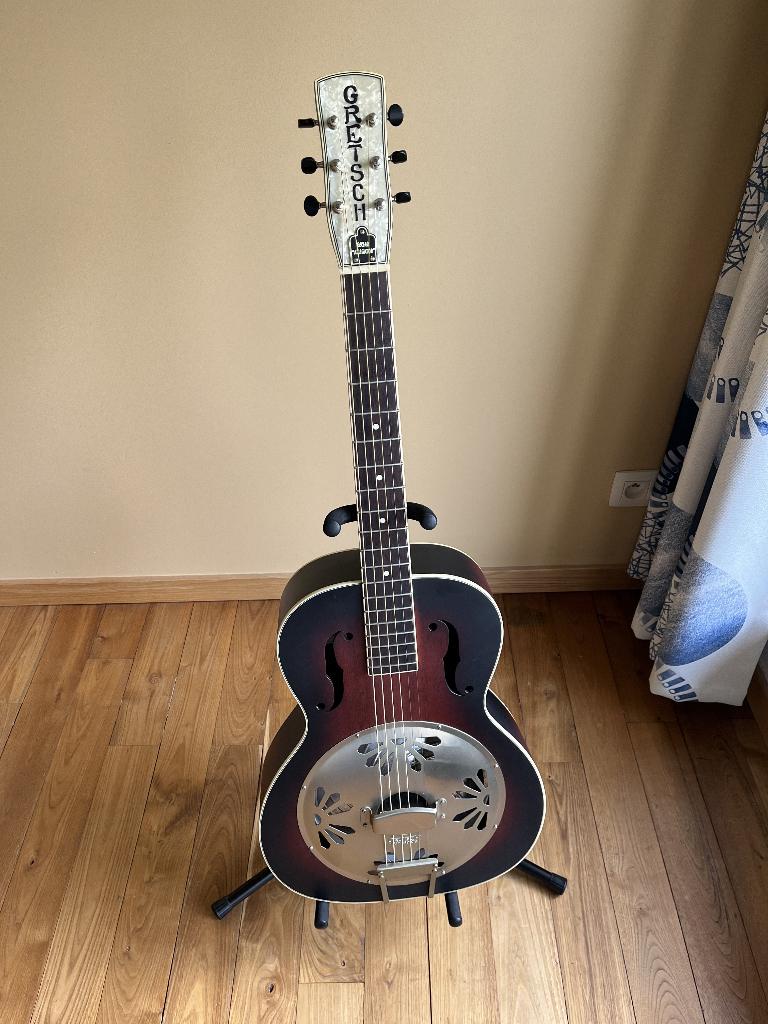 Guitare à résonateur Gretsch Alligator, Enlèvement, Comme neuf, Résonateur ou Guitare dobro