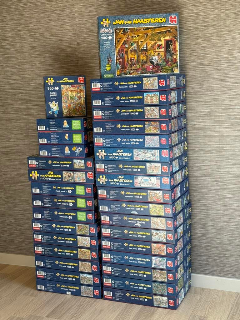 Jan van haasteren verzameling, Boeken, Strips | Comics, Complete serie of reeks, Ophalen, Zo goed als nieuw, Europa