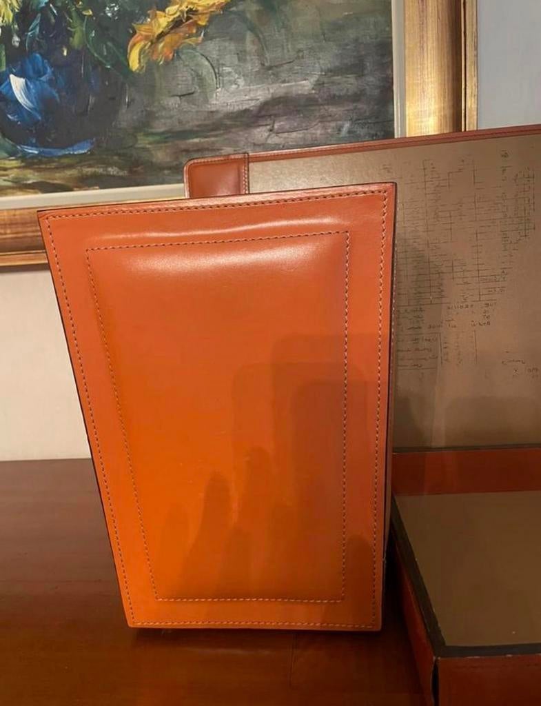 Lederen set, Huis en Inrichting, Bureaus, Ophalen, Gebruikt, Bureau