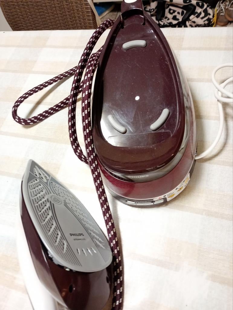 Stoomstrijkijzer, Ophalen