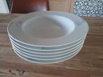 6 assiettes à pâtes - creuses en porcelaine Karlovarsky, Maison & Meubles, Enlèvement ou Envoi, Comme neuf, Porcelaine, Assiettes(s)