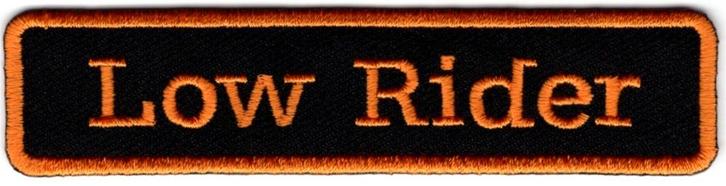 Harley Davidson Low Rider stoffen opstrijk patch embleem #1, Motoren, Accessoires | Overige, Nieuw, Verzenden