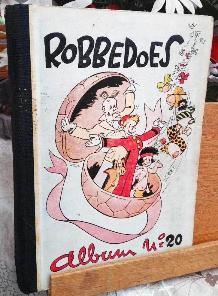 Robbedoes verzamelalbum nr 20     hardcover 1947, Livres, BD, Utilisé, Une BD, Enlèvement ou Envoi
